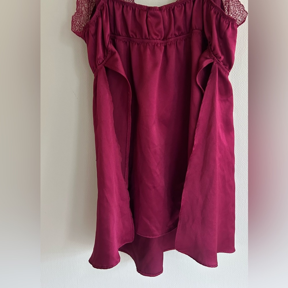 VICTORIA’S SECRET Babydoll Lace Trim Y2K Cami Top Fairy Grunge Whimsigoth Size M - Picture 12 of 13
